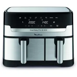Moulinex Dual Easy Fry & Grill YY5233FB, Fritteuse, Grau