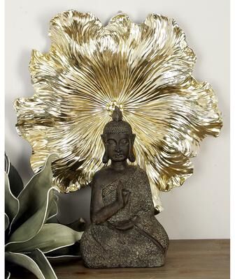 ARCILLA ELEMENTAL Benzara Gorgeous Polystyrene Wall Flower (Pack of 3)