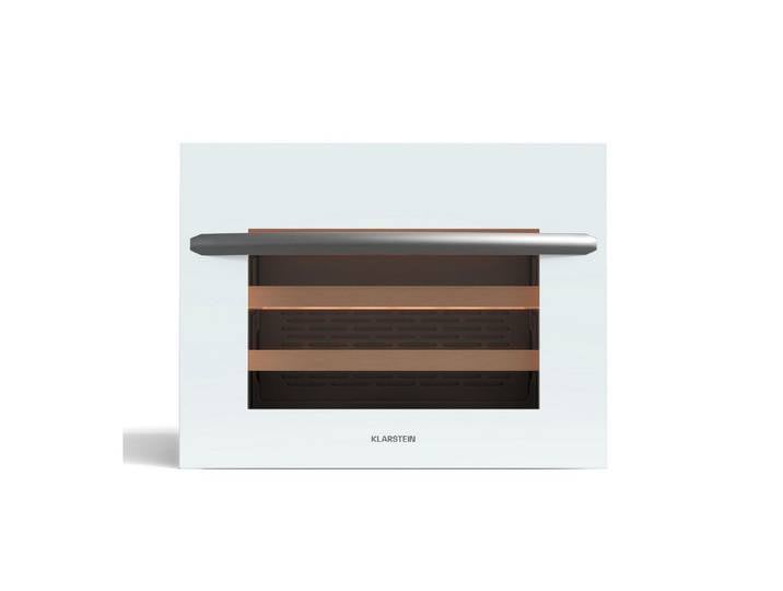 Klarstein Weinkühlschrank Vinoline, für 24 Standardflaschen á 0,75l,Wein Flaschenkühlschrank Weintemperierschrank Weinschrank Kühlschrank