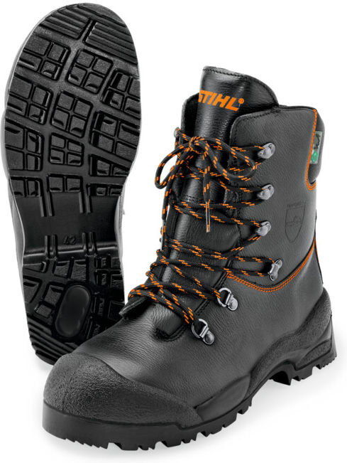 STIHL Bottes en cuir pour tronçonneuse MS, FUNCTION Taille 43 (00885320443)
