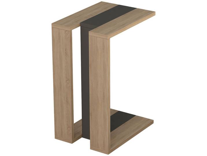 Beistelltisch Yasam eiche Melamin B 30 H 57 cm - Beistelltisch