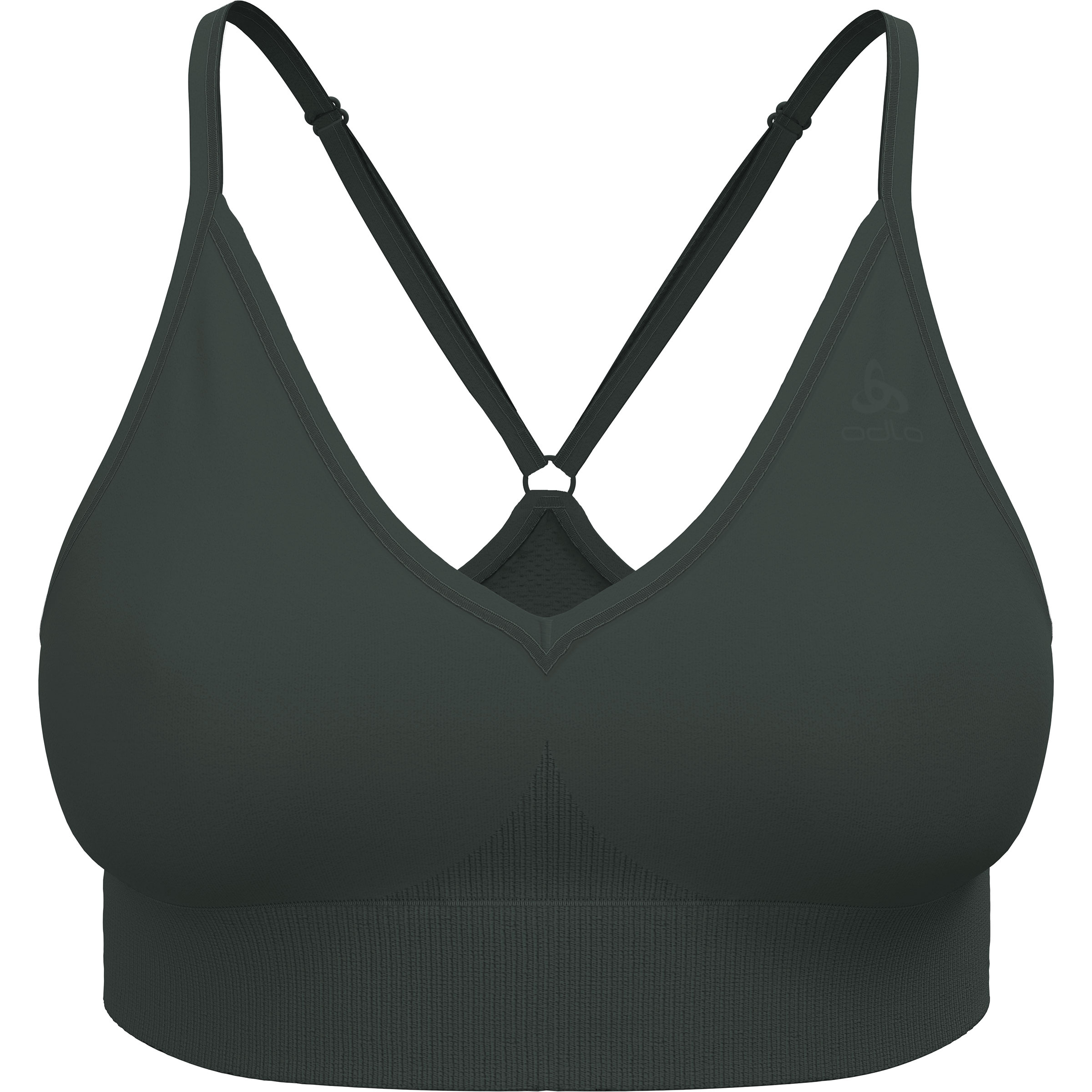 Odlo Seamless Low Padded Sport BH Damen Sport-BHs gruen Größe L Elastisch