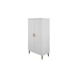 Kleiderschrank   ¦ weiß ¦ Maße (cm): B: 55 H: 184
