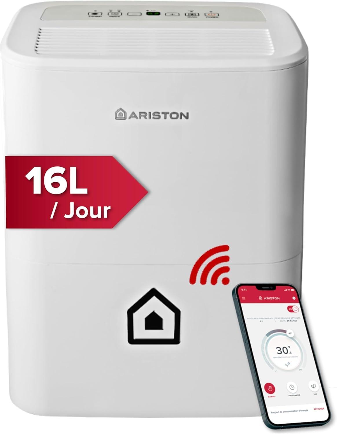 Luftentfeuchter WLAN Entfeuchter - 430 W - 16 Liter pro Tag - Weiß