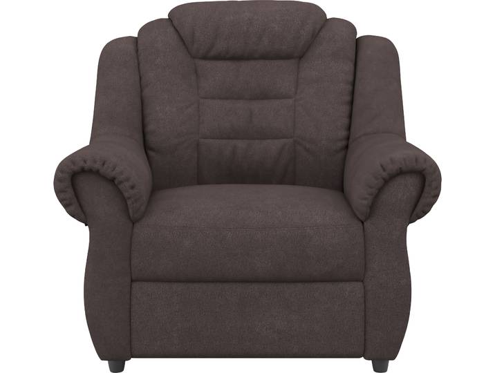 Sessel GOODPRODUCT Boston , schwarz (charcoal), H:102cm T:101cm, 100% Polyester, Sessel, Sessel, mit hoher Rückenlehne