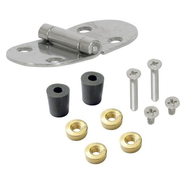 Geberit Edelstahlscharniere passend zu Joly Urinal-Deckel (598080000)
