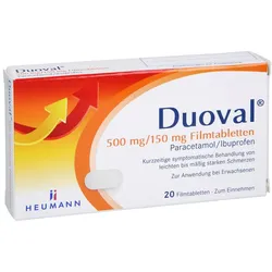 Duoval 500 Mg/150 Mg Filmtabletten 20 St