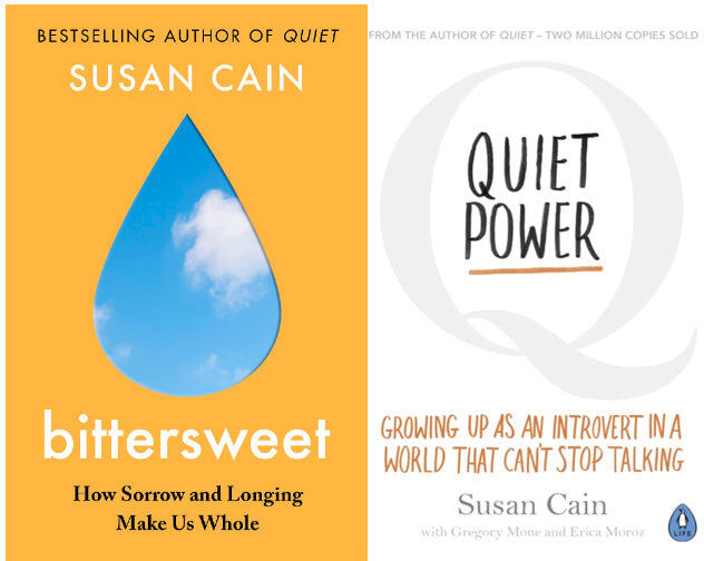 Penguin Quiet Power & Bittersweet: How Sorrow and Longing Make Us Whole By Susan Cain 2 Books Collection Set