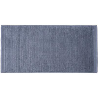 Strandtuch HECKETT & LANE "Heckettlane Strandtuch Prestige", grau (blau), B:90cm L:180cm, Frottee, Baumwolle, Handtücher, Strandtuch aus hochwertige Baumwolle, 650gr/m²