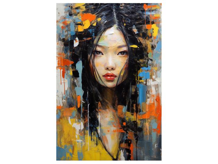 Canvas Asia Girl image LAND