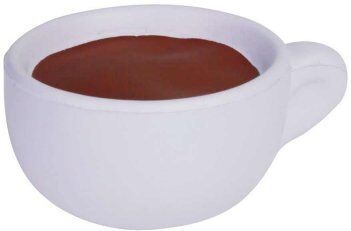 Tazzina Caffè Antistress in Poliuretano 8,8x6,8x3,9 cm - 34g Personalizzate o neutre
