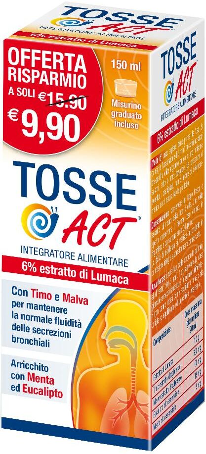F&F Srl Tosse Act, 150 ml