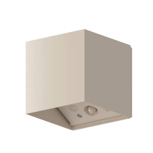 Calex Falerna Outdoor oplaadbare led wandlamp - Zand - 2-Pack