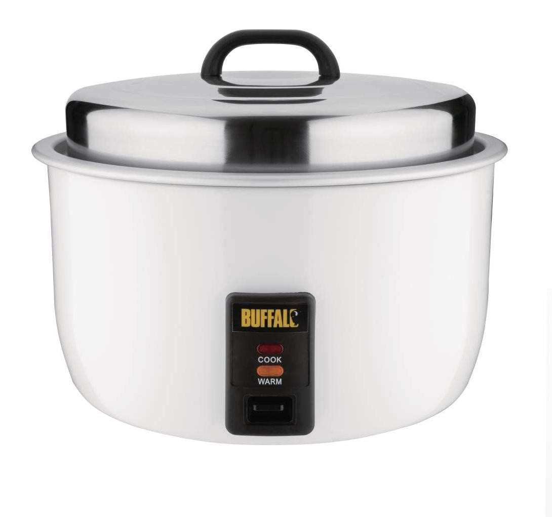 Dripio Commerciële rijstkoker, 10 liter, 2,95 kW, wit, met anti-aanbaklaag