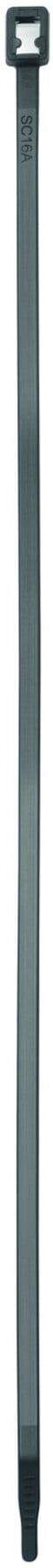 CIMCO Kabelbinder selbstschneidend 4,2 x 280 mm schwarz (181812)