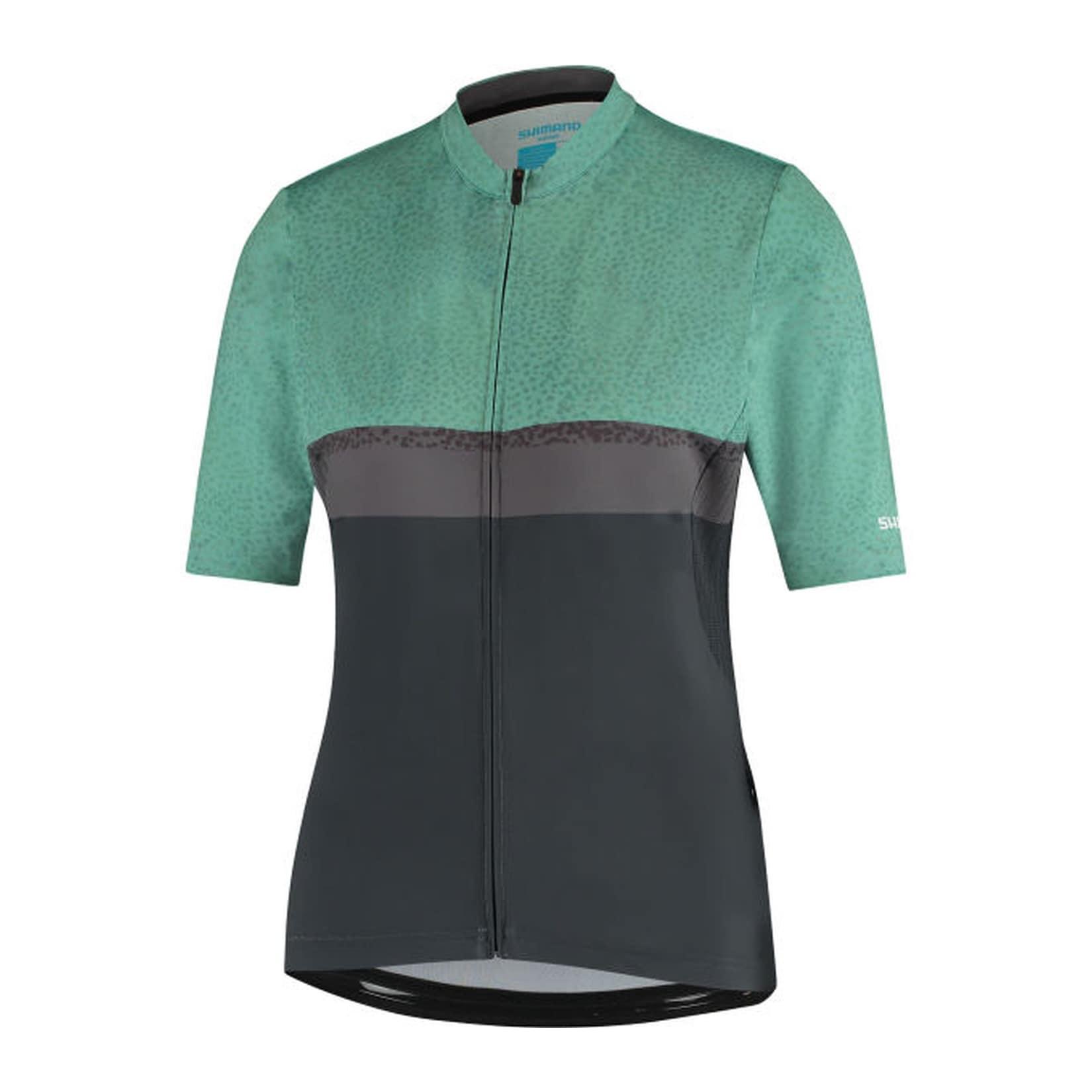 Woman's SUMIRE Short Sleeve Jersey, Transparent Green
