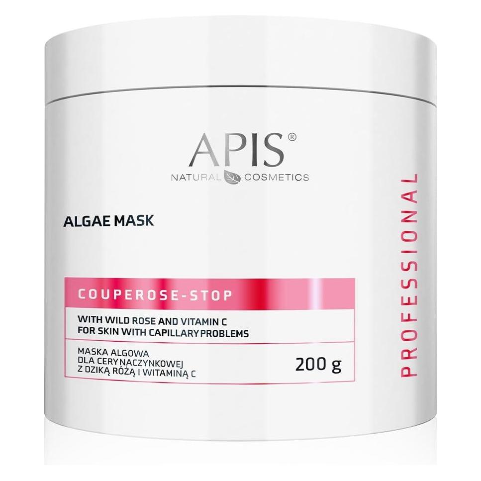 Apis Natural Cosmetics Apis - Couperose-Stop Algae Mask algae mask for capillary skin with wild rose and vitamin C 200g (280 g) (5901810006464)