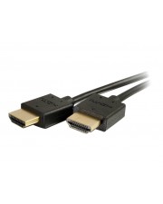 Cables To Go C2G 3ft 4K HDMI Cable Ultra Flexible with Low Profile Connectors HDMI-Kabel M bis M 91,4 cm Doppelisolierung Schwarz (41363)