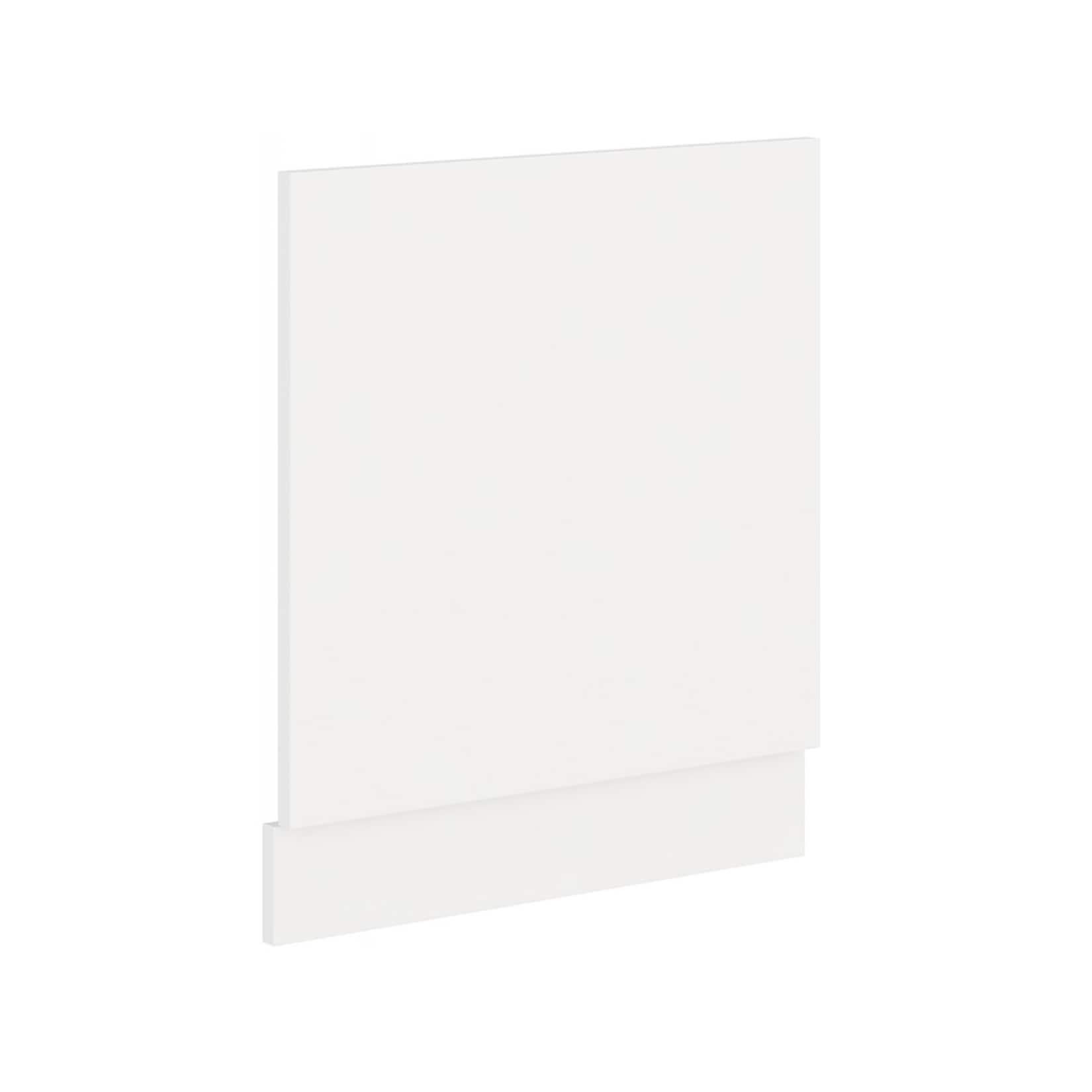 EKO White Frontblende für integrierten Geschirrspüler 60 Weiss matt Einbauküche