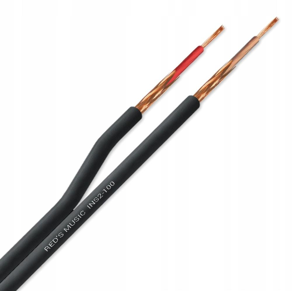 Red's Music standaard stereo-signaalkabel met dubbele afscherming, 1 meter