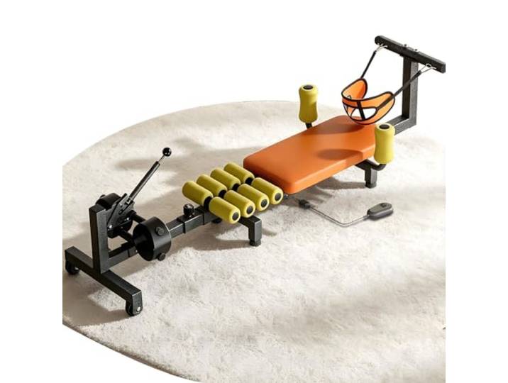 Fitness-Ganzkörper-Traktionstisch, Wirbelsäulenstreckbett für Zu Hause Maximaler Umgekehrter Dehnweg Lendenbereich: 0‑20 cm, Mit Kopfzuggurt und Handgehaltenem Tasten‑controller