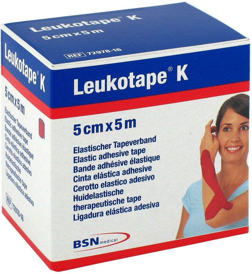 Leukotape K 5 cm rot 1stk