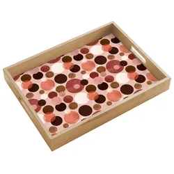 TABLETT Kreise - Modern - Farbenfroh Tray 40x30 cm