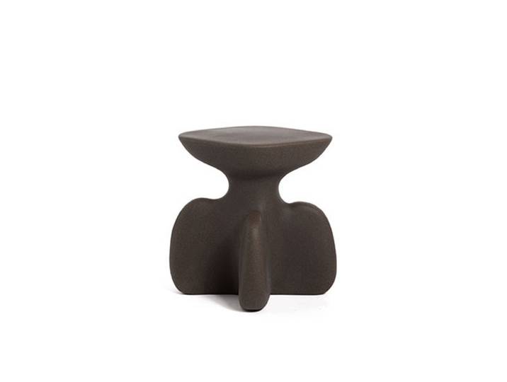MAGIS table basse ou tabouret pour l'extérieur ARCHEO TV690 (Brun argile - Polyéthylène)