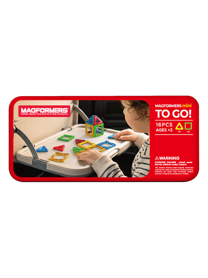MAGFORMERS 16tlg. Magnetespielset "Mini To Go Set" - ab 3 Jahren - onesize