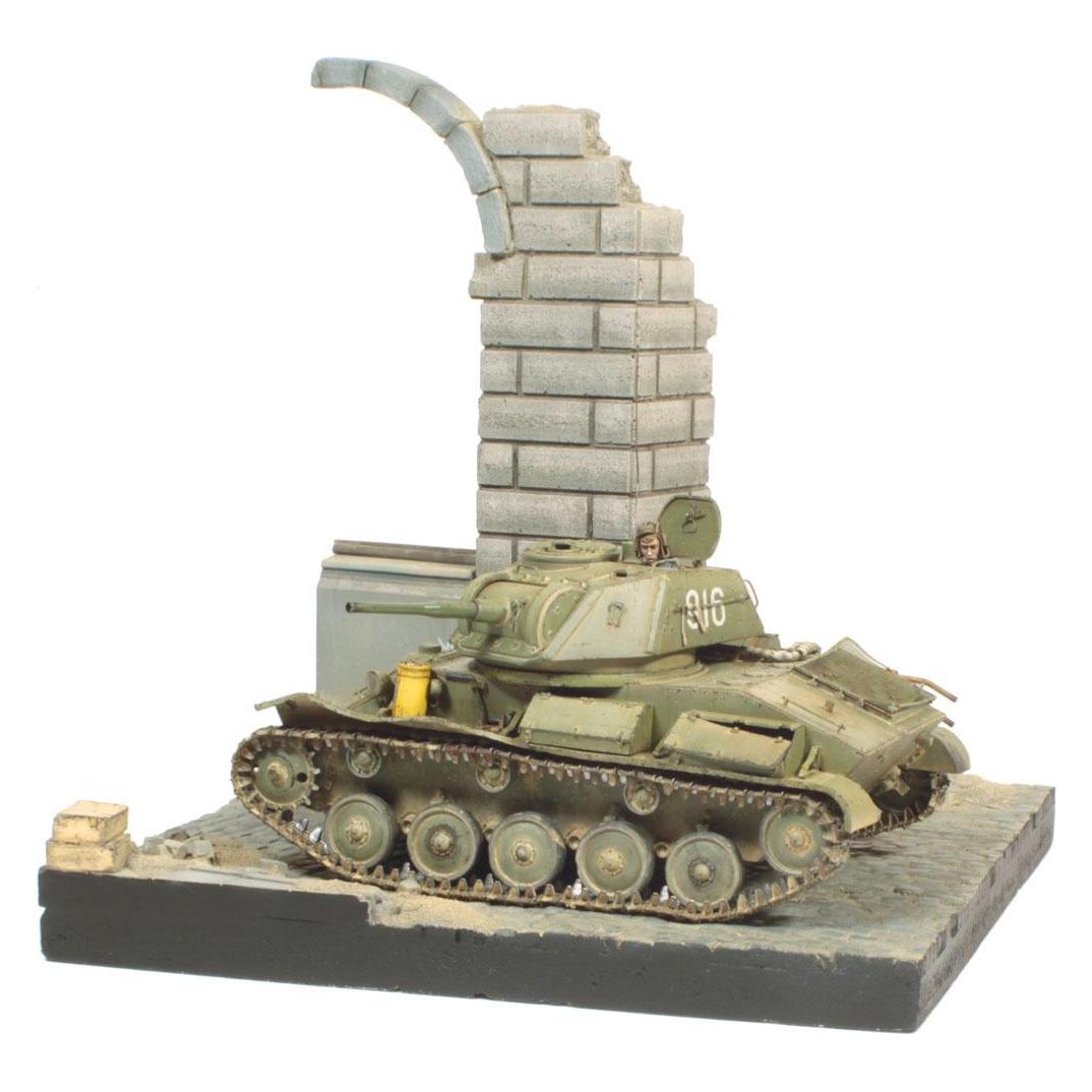 Wittmax Scenics Diorama Bases German Ruined Building 15x15 (SC003)