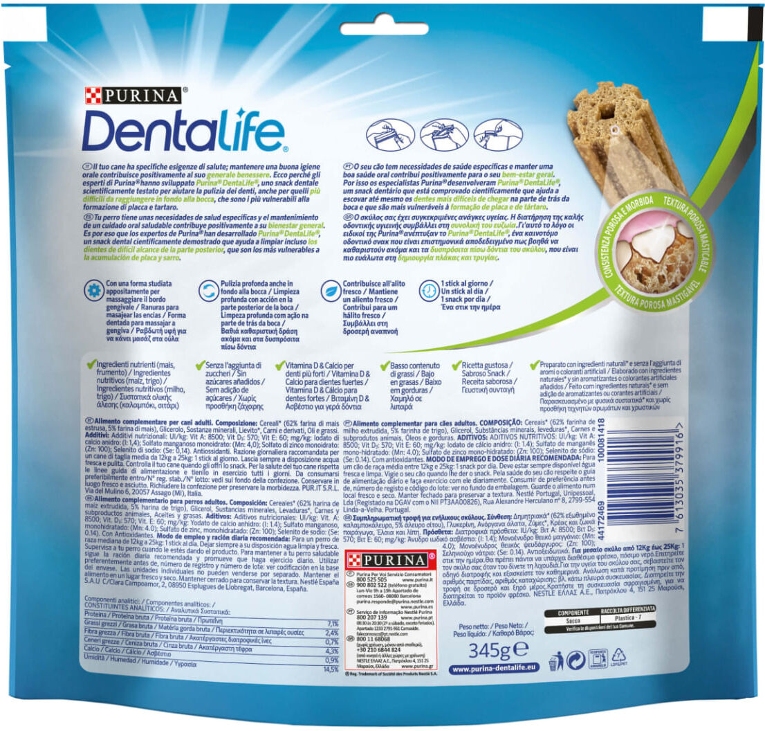 Purina DentaLife Cane Medium 15 PZ