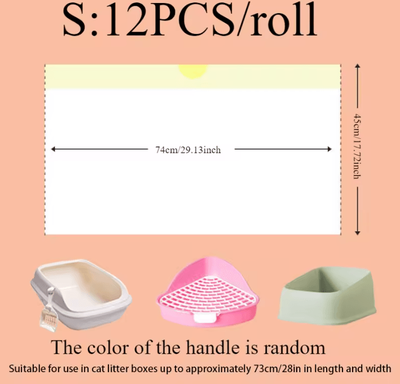 Inspire Curations CleanEase Drawstring Cat Litter Box Liners s 3rolls