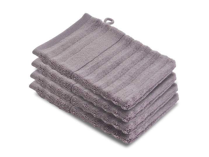 Gant de toilette Mailand Bamboo - 4 17 x 1 x 24cm Argenté/Argenté