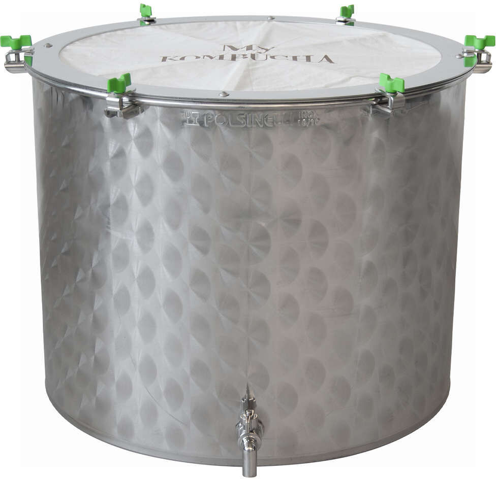 Polsinelli Troll - Fermentatore inox per Kombucha basso 200 L