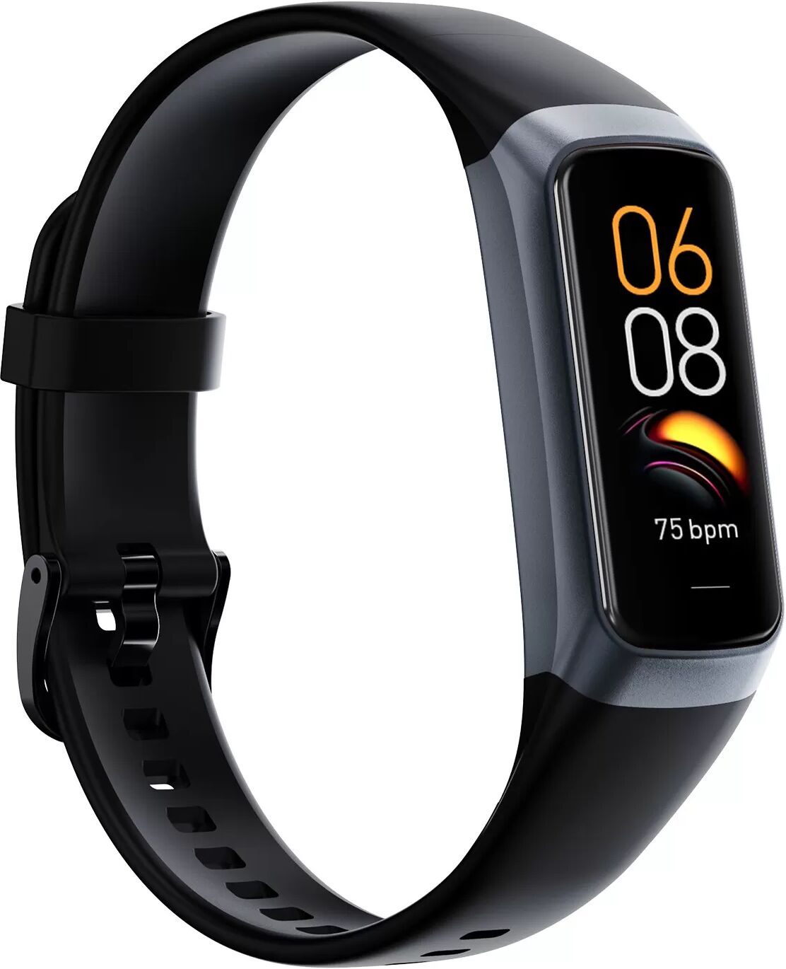 INF Smartwatch mit Herzfrequenz- und Blutdruckmesser Schwarz