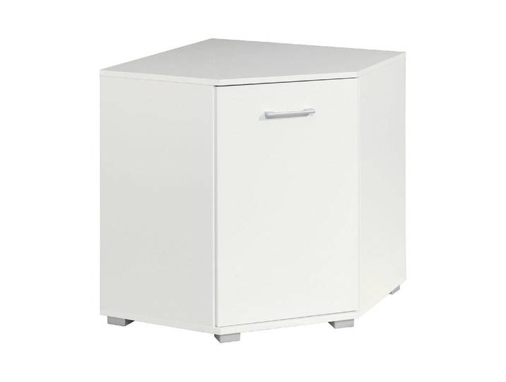 Eckkommode PRIESS, weiss (weiß), Ausführung 1, Sideboards, Eckkommode