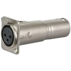 DAP Adapter FLA 50 XLR 3-pol Female - XLR 3-pol Male D Serie - XLR-Stecker