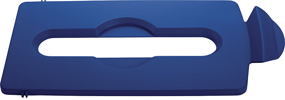Deckeleinsatz, Einwurfschlitz, blau Rubbermaid