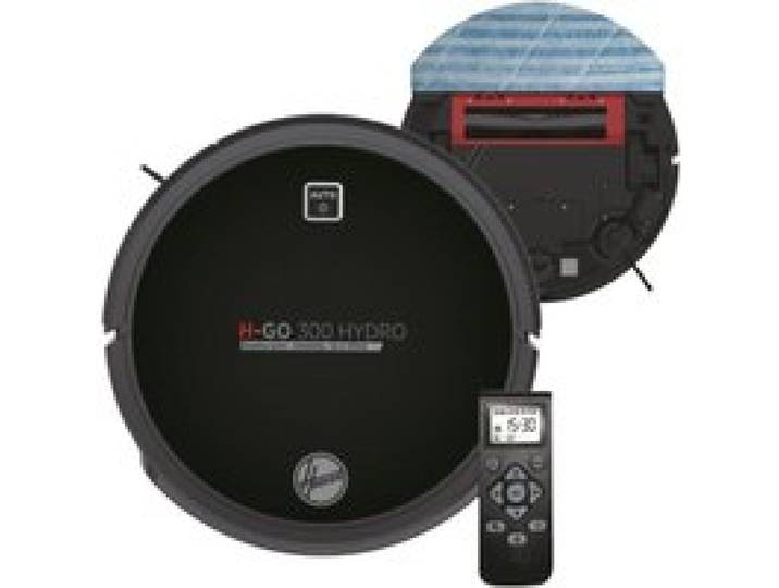 HGO320H Robot Aspirateur Laveur 2-En-1 2H 65dB Double Réservoir Contrôle À Distance 0 35L Aspiration Puissante Noir