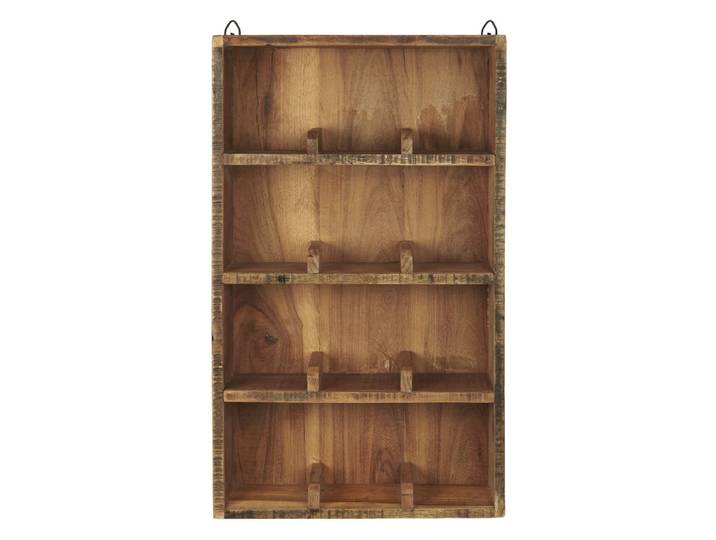 Etagère bois bois foncé 36x36