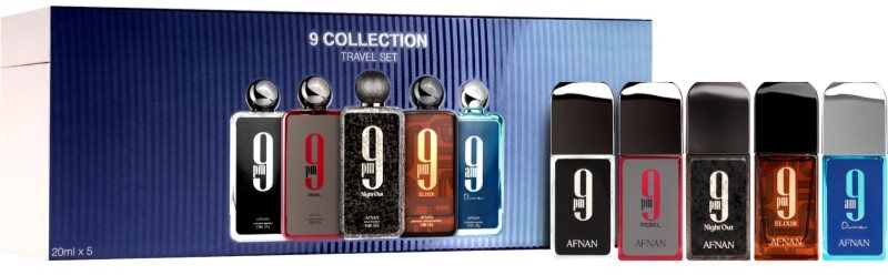 Afnan 9 Series Travel Set coffret cadeau mixte