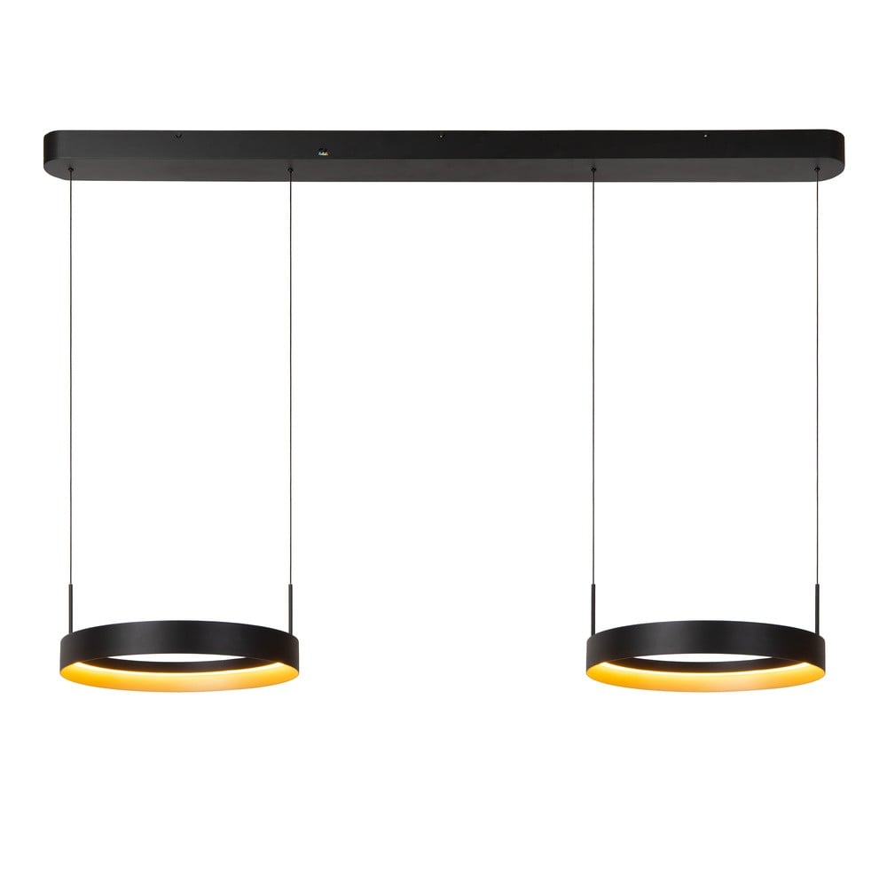 Lucide Vibes Radiant Dubbele Hanglamp - Zwart