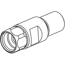 KWC Wandanschluss 1/2x1/2, nicht absperrbar, chromeline 503685
