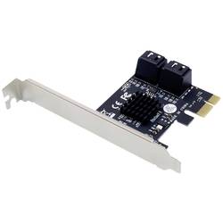Conceptronic EMRICK 4-Port-SATA-PCIe-Adapter mit SATA-Kabel SATA Controller SATA PCIe EMRICK03G