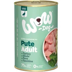 WOW DOG Adult Pute 6x400 g
