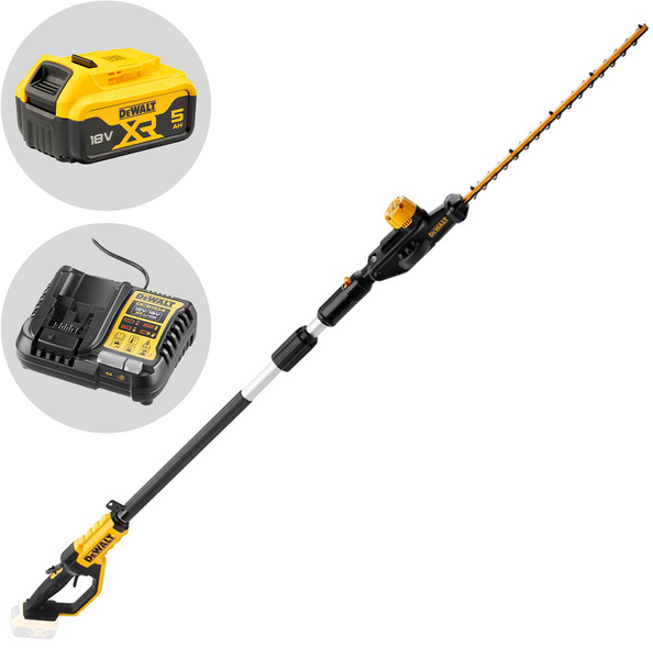 DeWalt DCMPH566P1-QW - Heckenschere auf Schaft - Akku 18V 5Ah