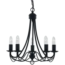 Decken Lampe Leuchte Schwarz Büro Küche Flur Ess Schlaf Wohn Zimmer Beleuchtung