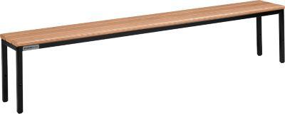 Schäfer Shop Select Sitzbank, für Umkleideräume, B 1995 x T 310 x H 415 mm, schwarz