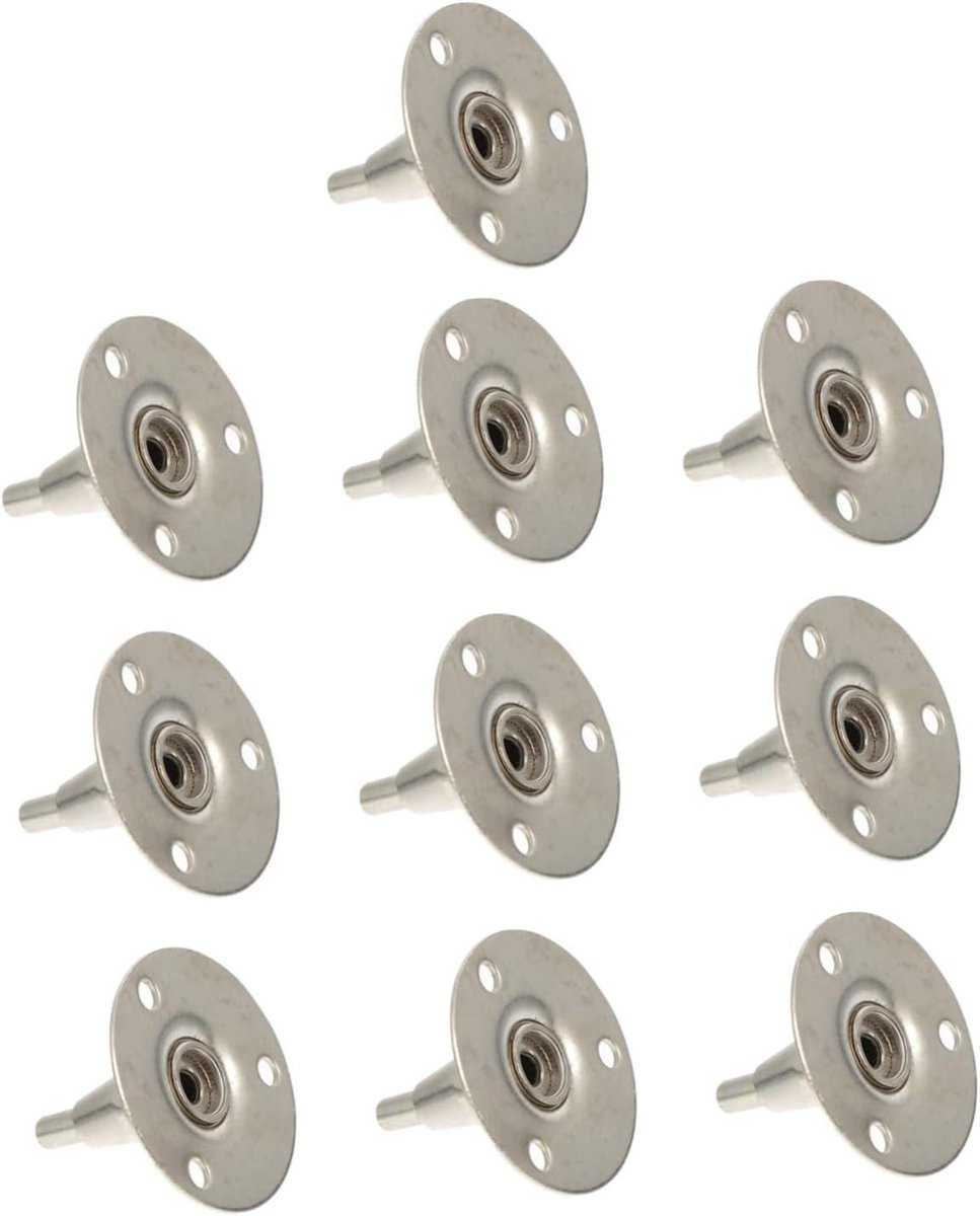 Set van 10 zilveren ronde draadhangers voor decoratie