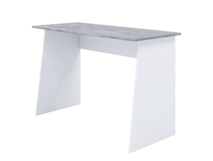 Bureau Masola 110cm Gris/Imitation béton